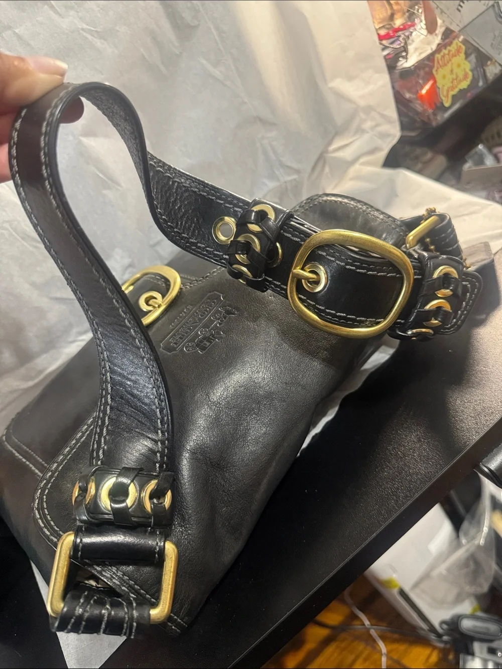 Coach Bleecker Flap shoulder purse